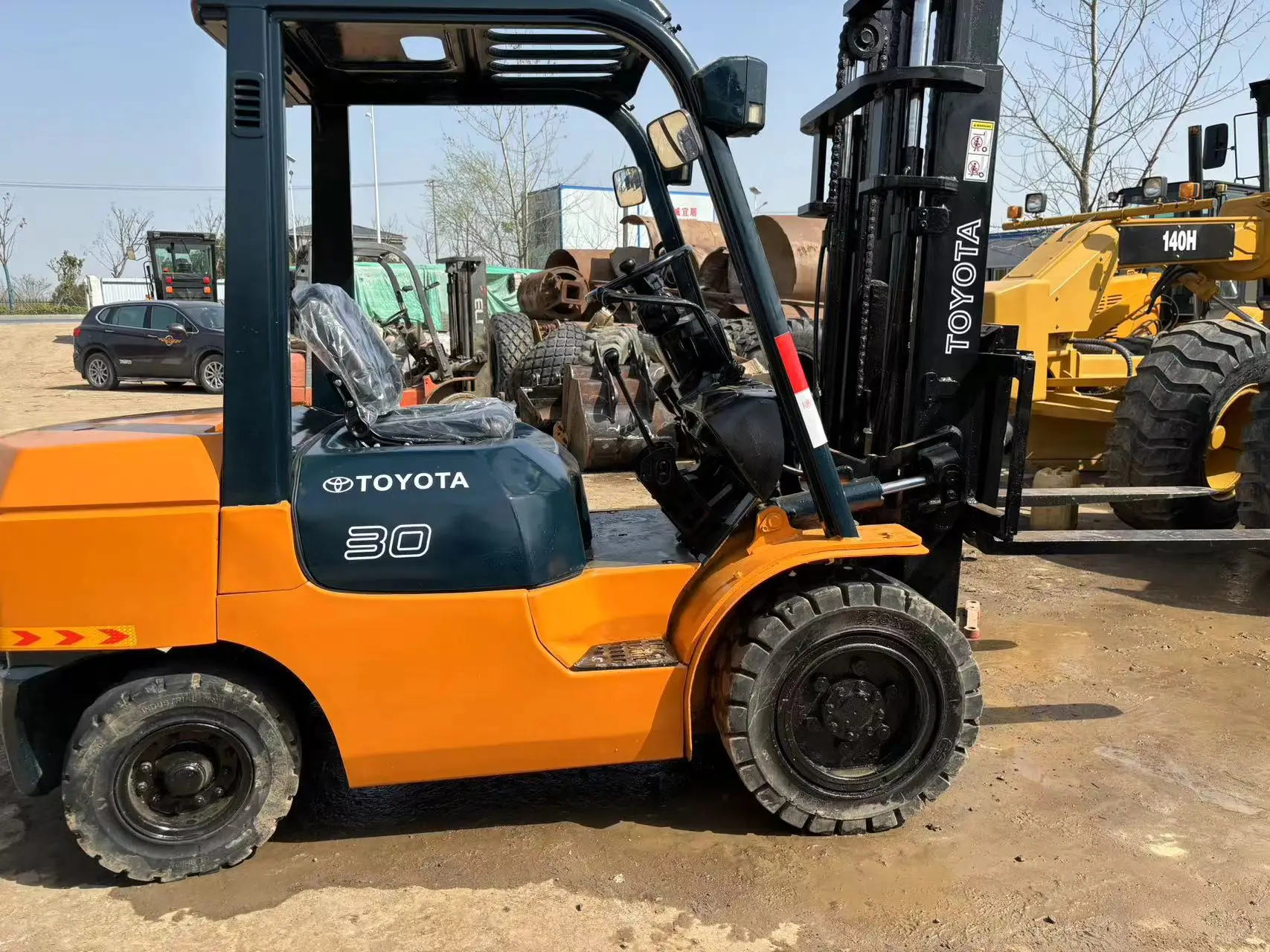 japan original used TOYOTA30 forklift for cheap sale in china TOYOTA 30 Used Forklift mini good condition 3ton small TOYOTA30