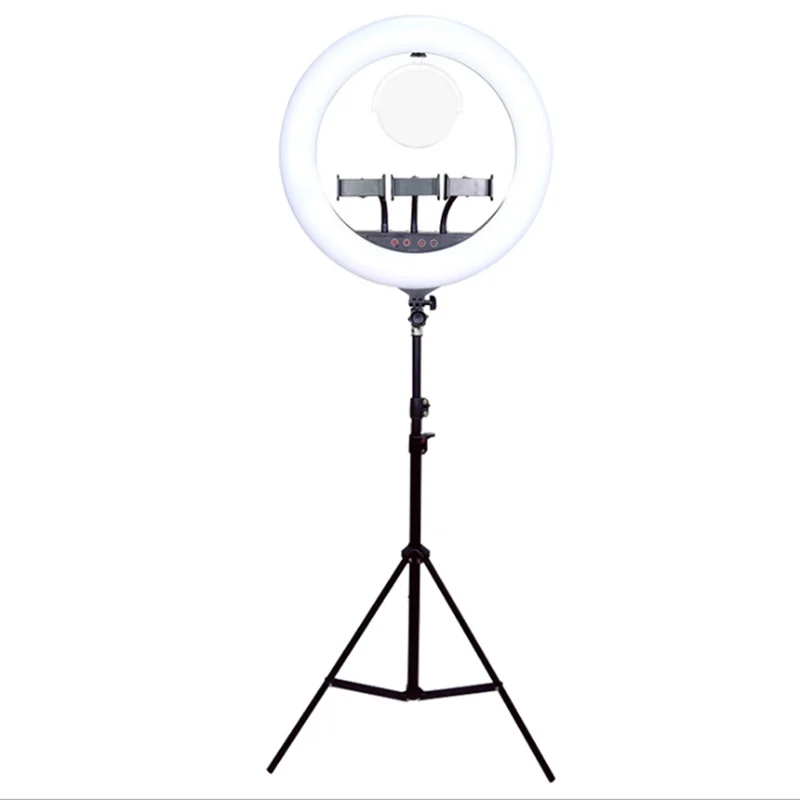 
OEM LED Circle Ring Light Studio Photo Selfie Makeup Camera Ring Fill Light 10Inch Foldable Tripod Stand 