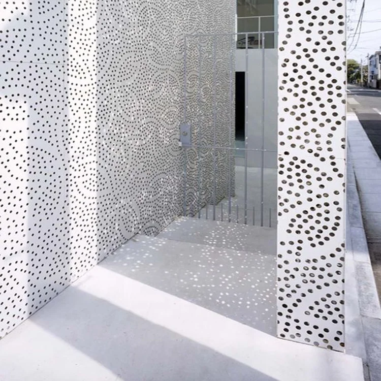 
Laser Cut Decorative Perforated Metal Sheet Aluminum Veneer Curtain Wall Cladding 