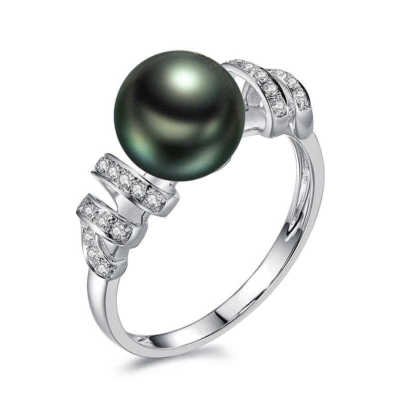 925 sterling silver pearl ring jewelry trendy  rings  mounting classical special eternity fashionable women