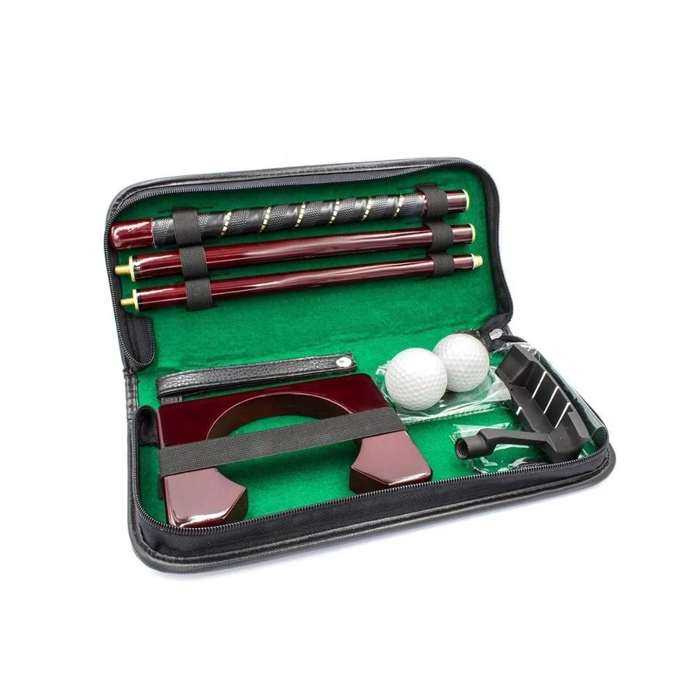 Portable Golf Putting Gift Set Kit With Putter Kids Golf Set Toy