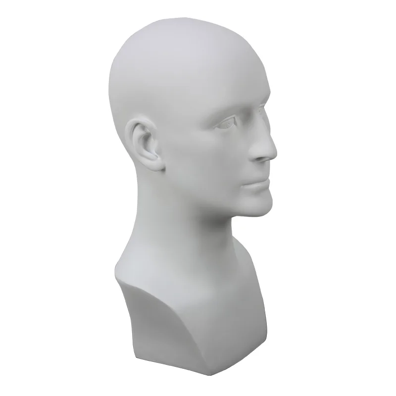 Newest White Fiberglass Kid Child Egg Mannequin Heads for Hat Display