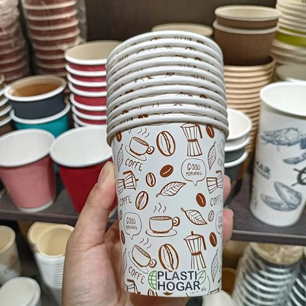 Hot paper cup sleeve custom paper coffee cup sleeve with logo coffee paper cups