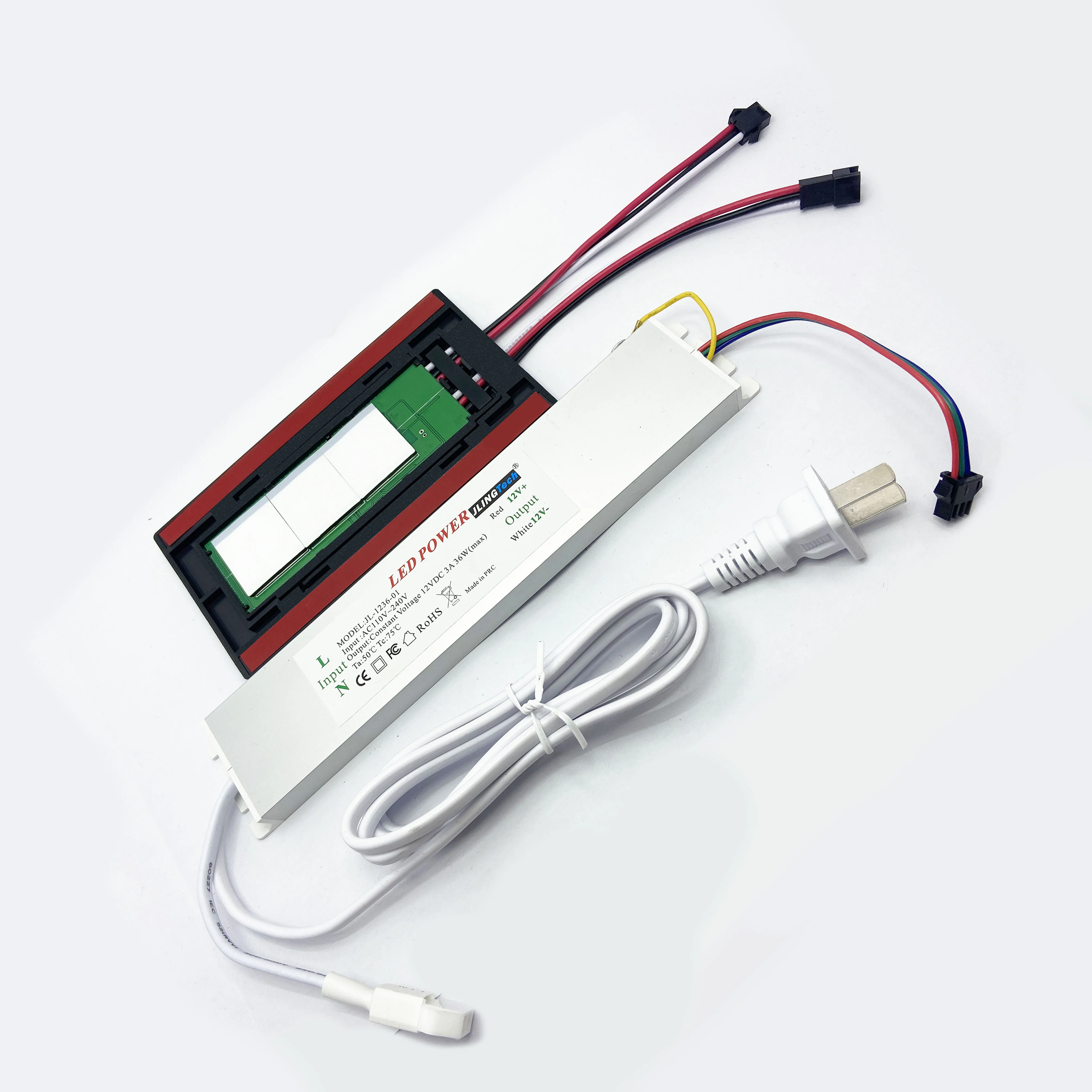 3key touch module and 36w led power driver dmx controller led rgb controller Bathroom smart mirror accessories touch switch