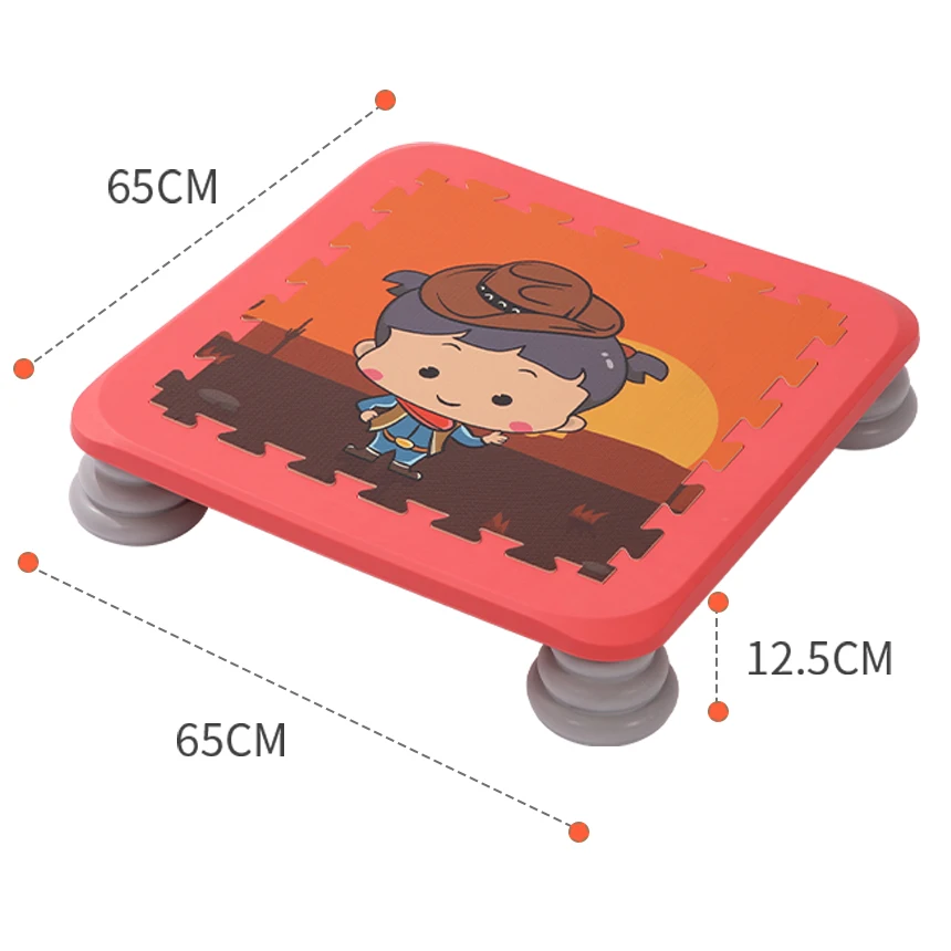 Toddler Mini Trampoline Sensory Training Equipment Kids Bouncing Board Jumping Pad Gymnastics Springboard Fitness Sports Toys