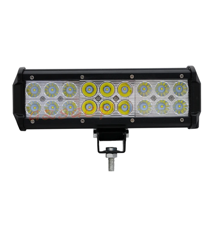 Dual row 6000k 9.5inch 54w led bar lights 12v bar offroad led light for car