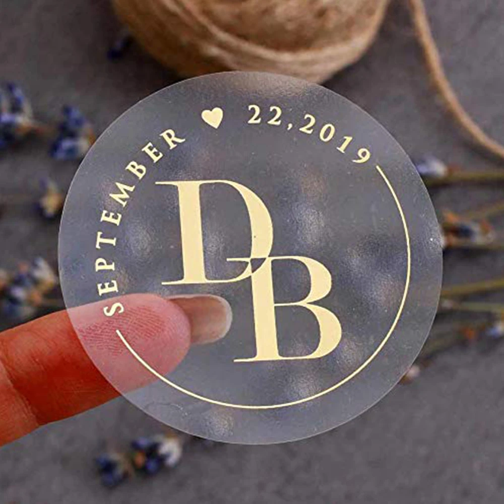 Custom Printed Logo Labels for Packaging Vinyl Waterproof Sticker Printing Roll Label Round Stickers