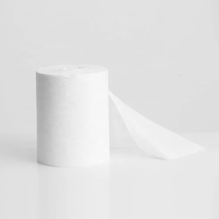 Spunlace Non woven Disposable Dry Wipes Roll dry wipes in canister