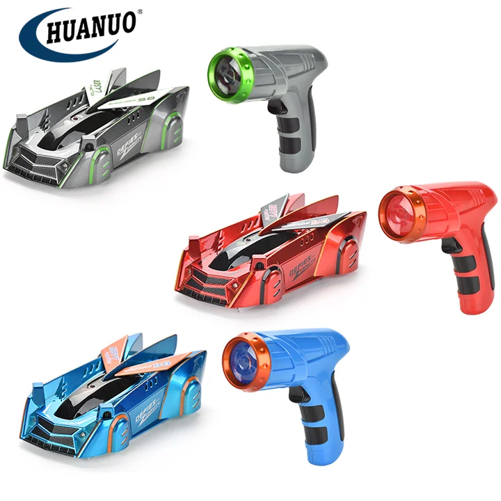 Infrared Light-Following Laser Guided Rc Wall Climbing Car Remote Control Stunt RC Cars mini car Toys with Headlight For Kids