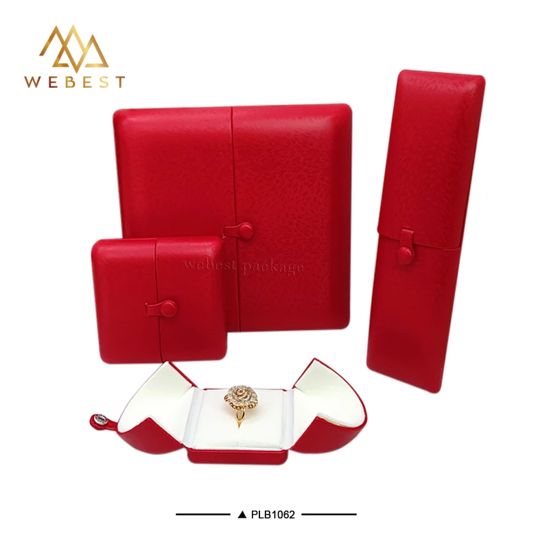 Webest customise jewellery box fashionable Moonstone Rings box 18K Gold Dubai Jewelry Set for necklace bracelet