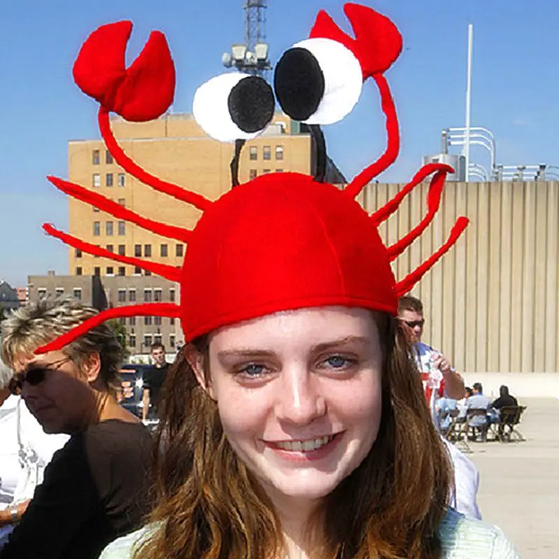 Hot Selling Wholesale Halloween Carnival Fancy Dress Adult Party Lobster Hat