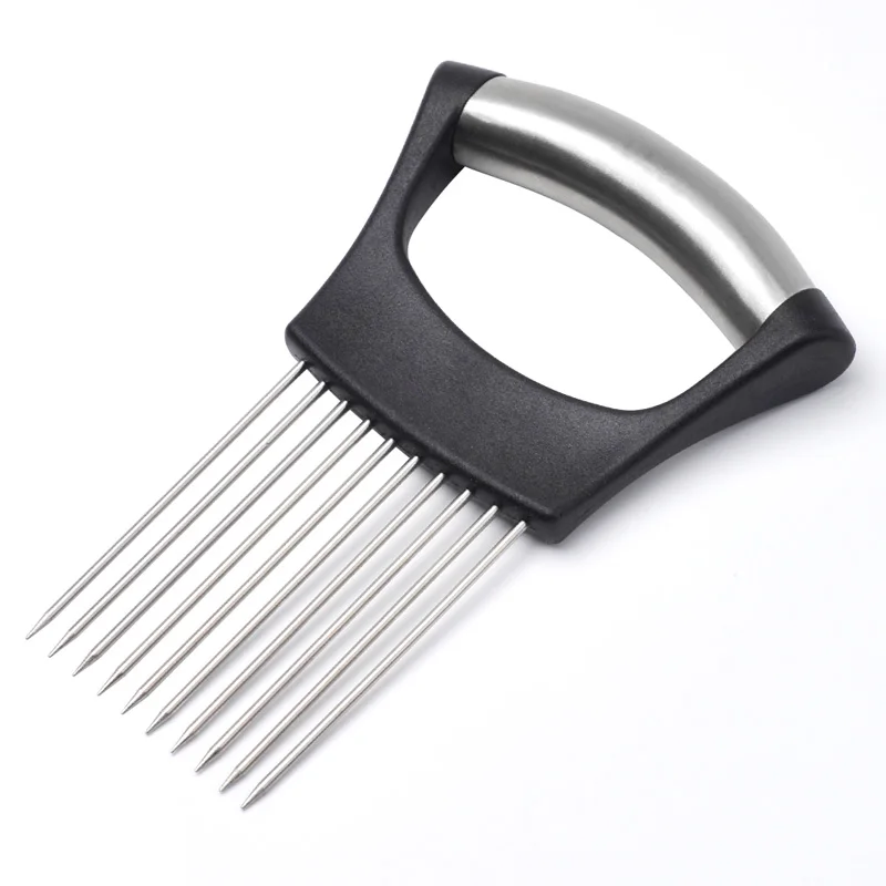 
Stainless Steel High Quality Multi-Purpose Tomato Cutter Metal Multifunctional Onion Needle Slicer 
