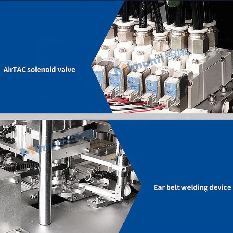 
1+2 Full automatic disposable surgical face-mask production line 