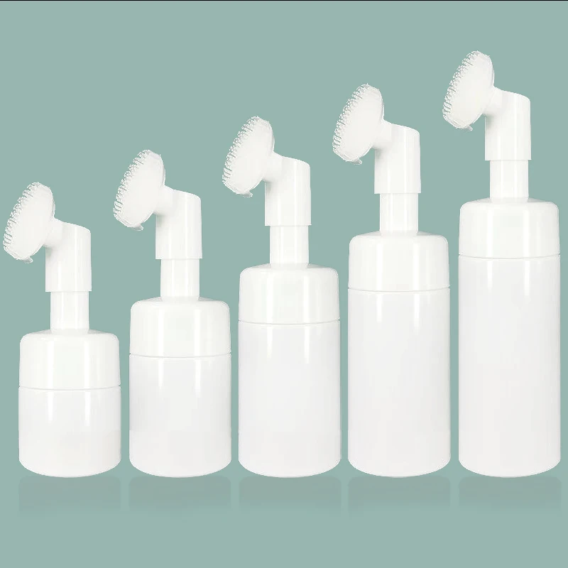 100ml 120ml 150ml  cosmetic bottle with foam pump empty cosmetic facial cleanser foam bottle wholesale cosmetic packaging