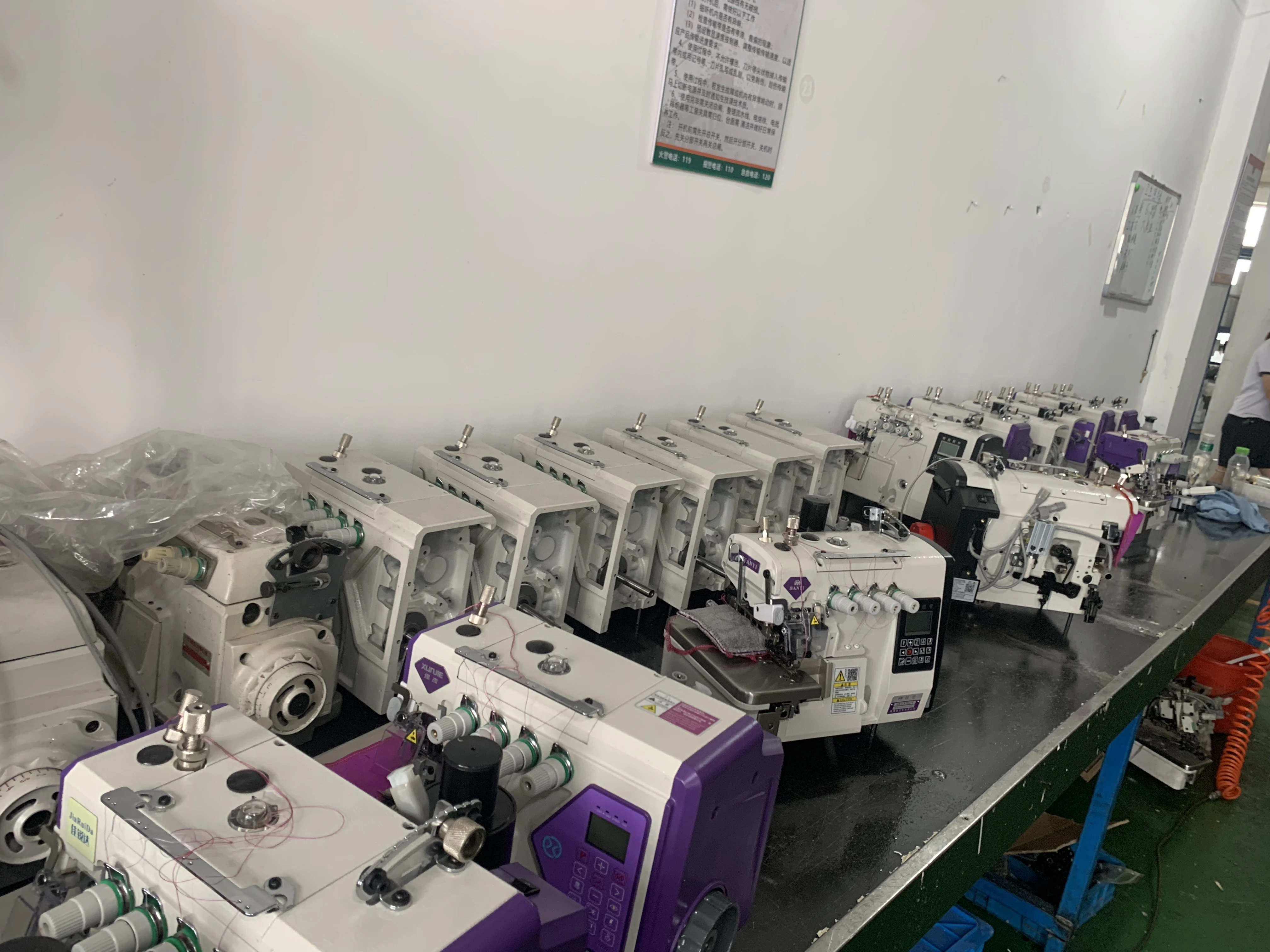 QK-GS914D-5UT High-speed automatic 5-thread small mouth differential overlock sewing machine