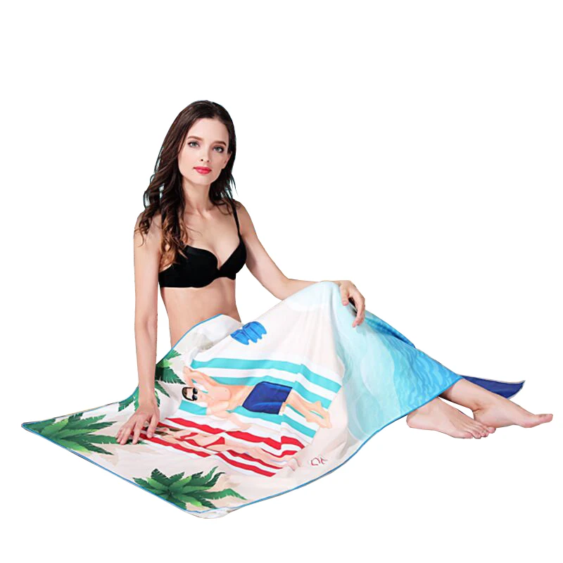printing to children football teams Microfiber Beach Towel