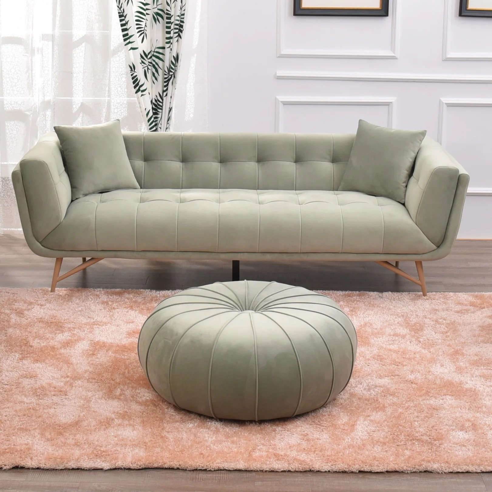 
Cheap Blue waiting cosy sofa set sectional modern home furniture 1928 