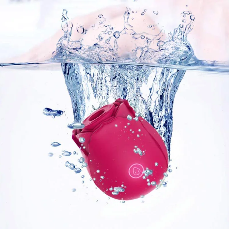 Rose shaped Vibradores Sexuales USB Chargeable Port Clitoris Sucking Sex Toys Adult for Female