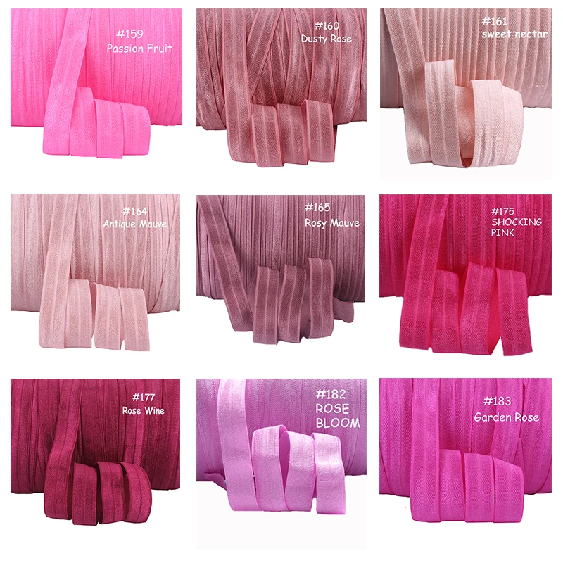 Блестящие на голову эластичная повязка для головы с 5/8 'цветов детей штаны эластичным поясом-резинкой Сделай Сам резинка волос; Повязка Галстуки лаков 96 цветов складе