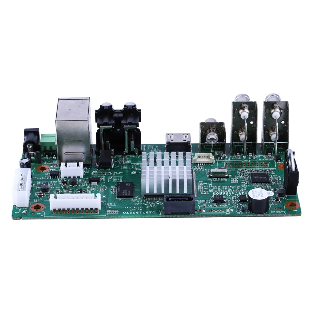 eTsoon NEW H265 MainBoard AHD VGA/HTMI/CVBS Interface Connection PCB Alarm Information Push To mobile 4CH DVR Board