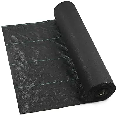Greenhouse Ground Cover 40Z Weed Barrier Block Landscape Fabric Heavy Duty Gardening Mat Weed Control