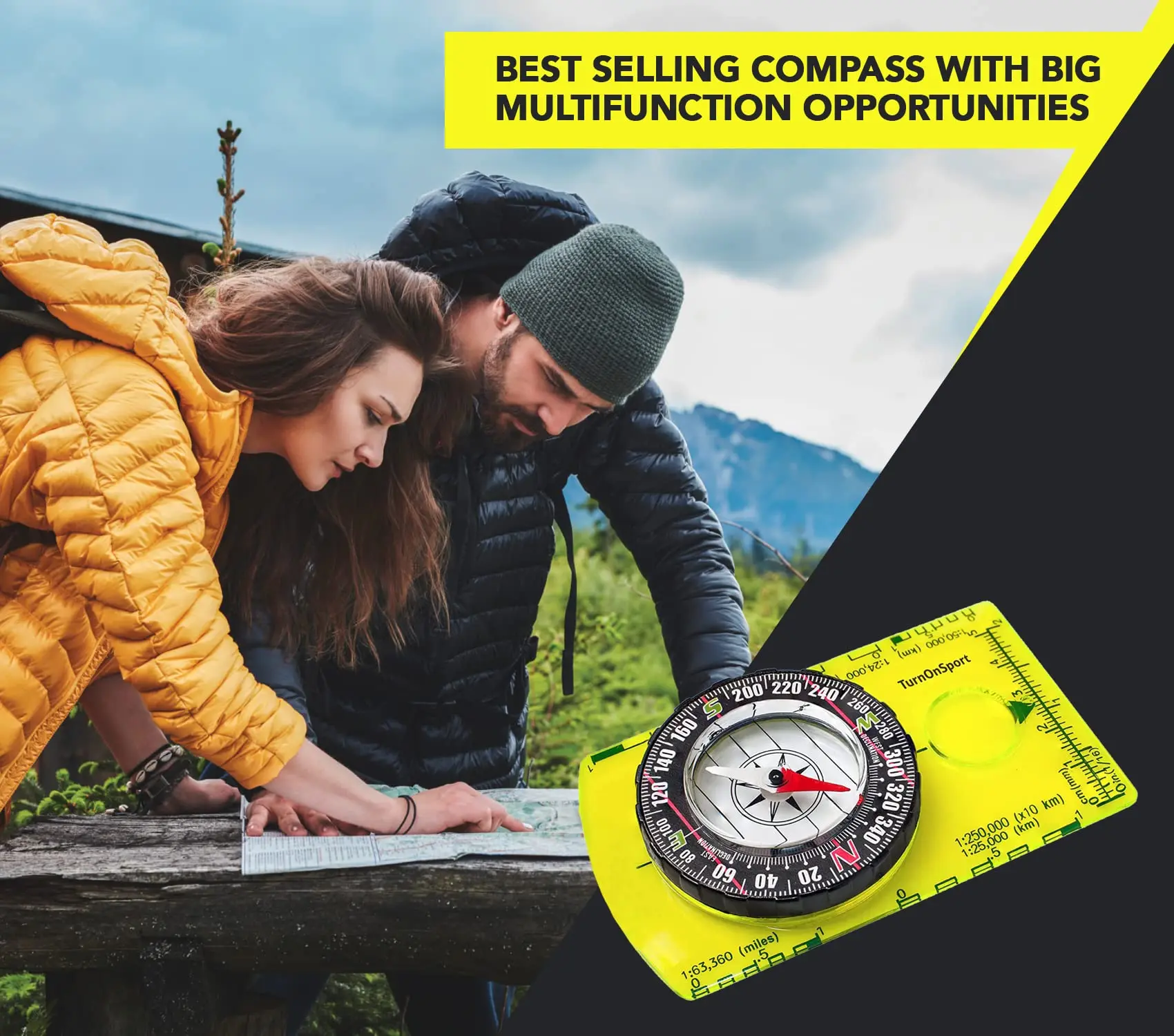 Other Camping Hiking Gear Camping Navigation Advanced Scout Hiking Backpacking Orienteering Compass Custom Logo Compass