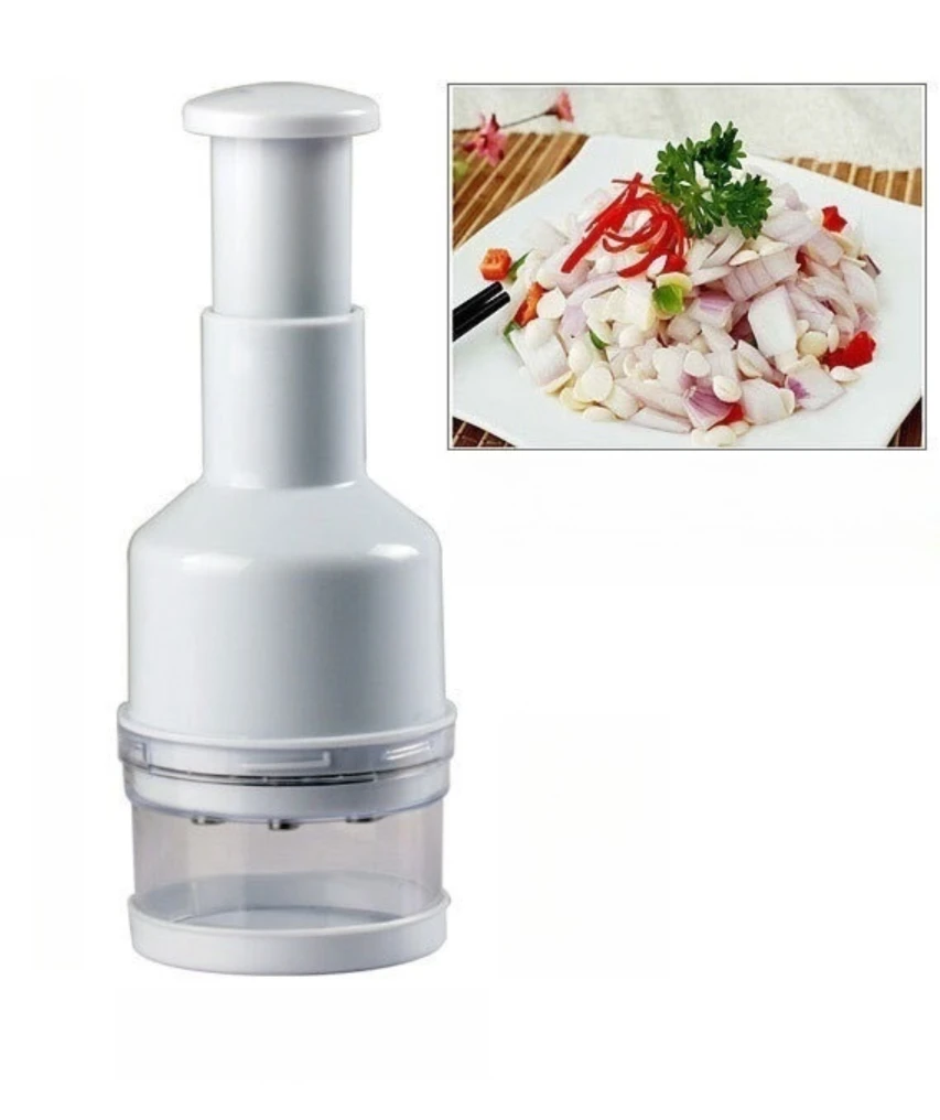 Multifunctional Kitchen 4-In-1 Hand-Held Electric Vegetable Slicer Set Pepper And Garlic Vegetable Slicer