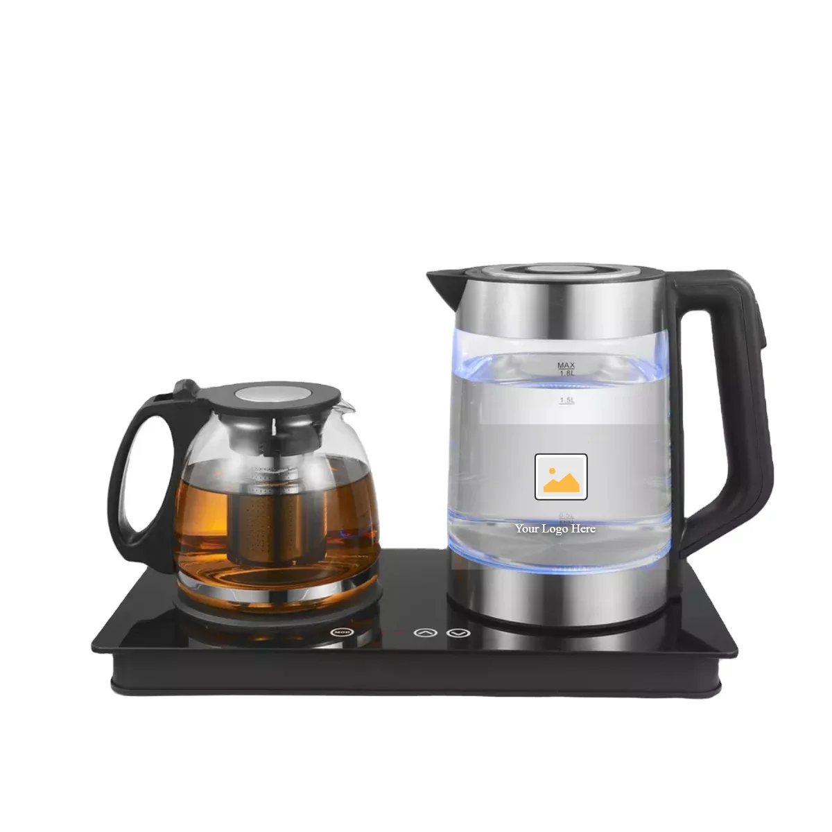 Бытовая техника кухонная чайная машина стеклянный чайник комбинированный двойной стеклянные