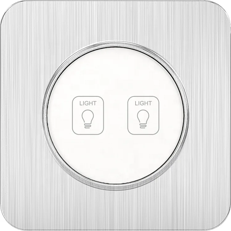 Songri 100-250V 2 Gang Remote Luxury Light Electrical Zippy Micro Switch