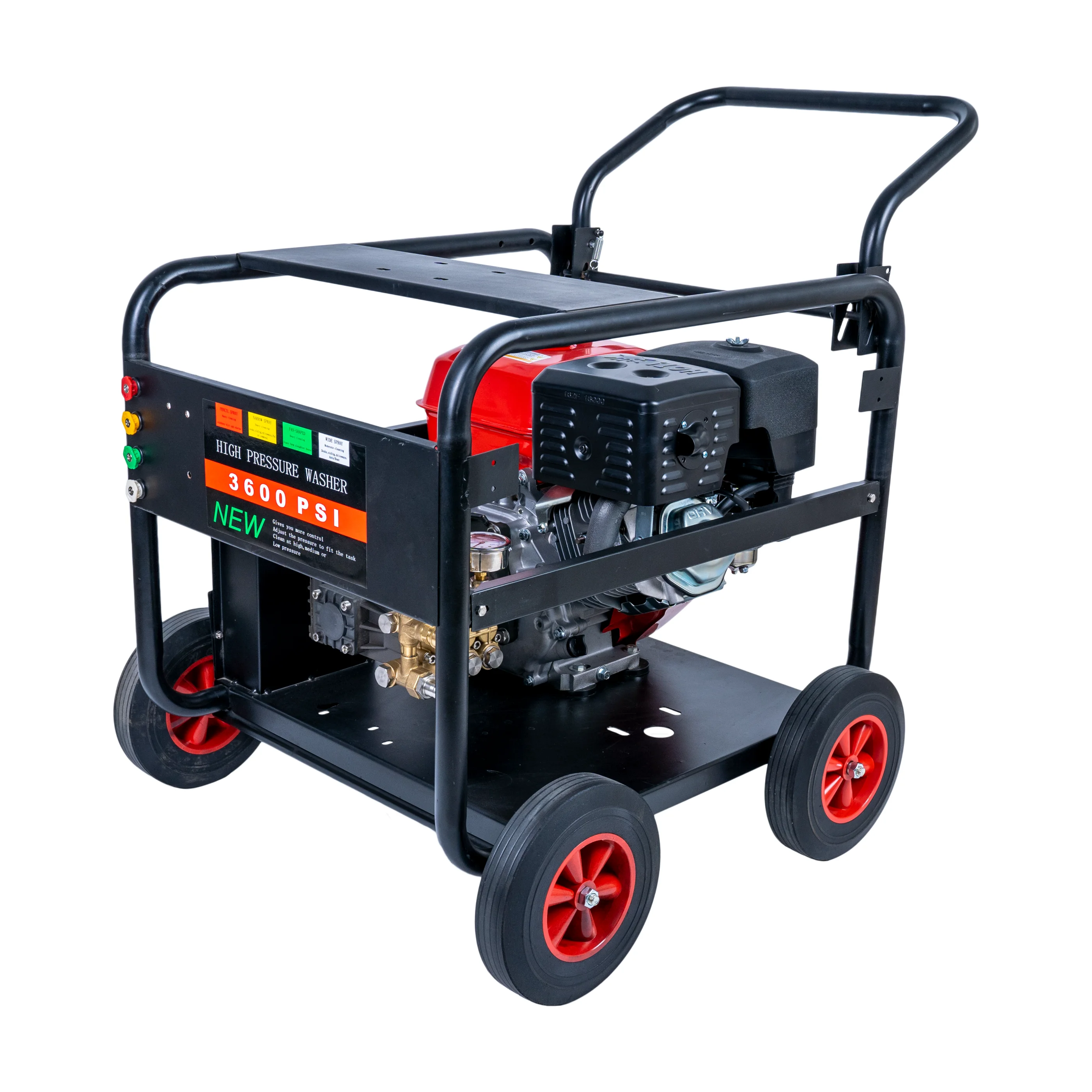 15HP 4-Stroke OHV With Electric Start 250Bar 3600psi Gasoline Engine High Pressure Washer
