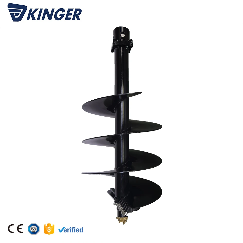 Mini Excavator attachment digging tools earth auger drill