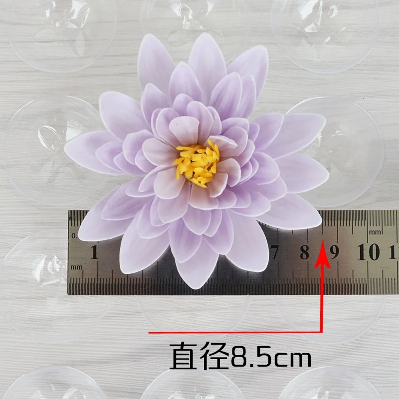 Artificial Lotus Home Wedding Christmas Decorations Chrysanthemum Scented Michelle Sea Aster Head Soap Flowers Bouquets