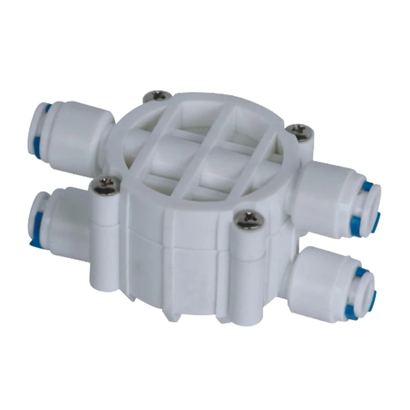 [QT-29] auto shut off valve four way valve for domestic RO system