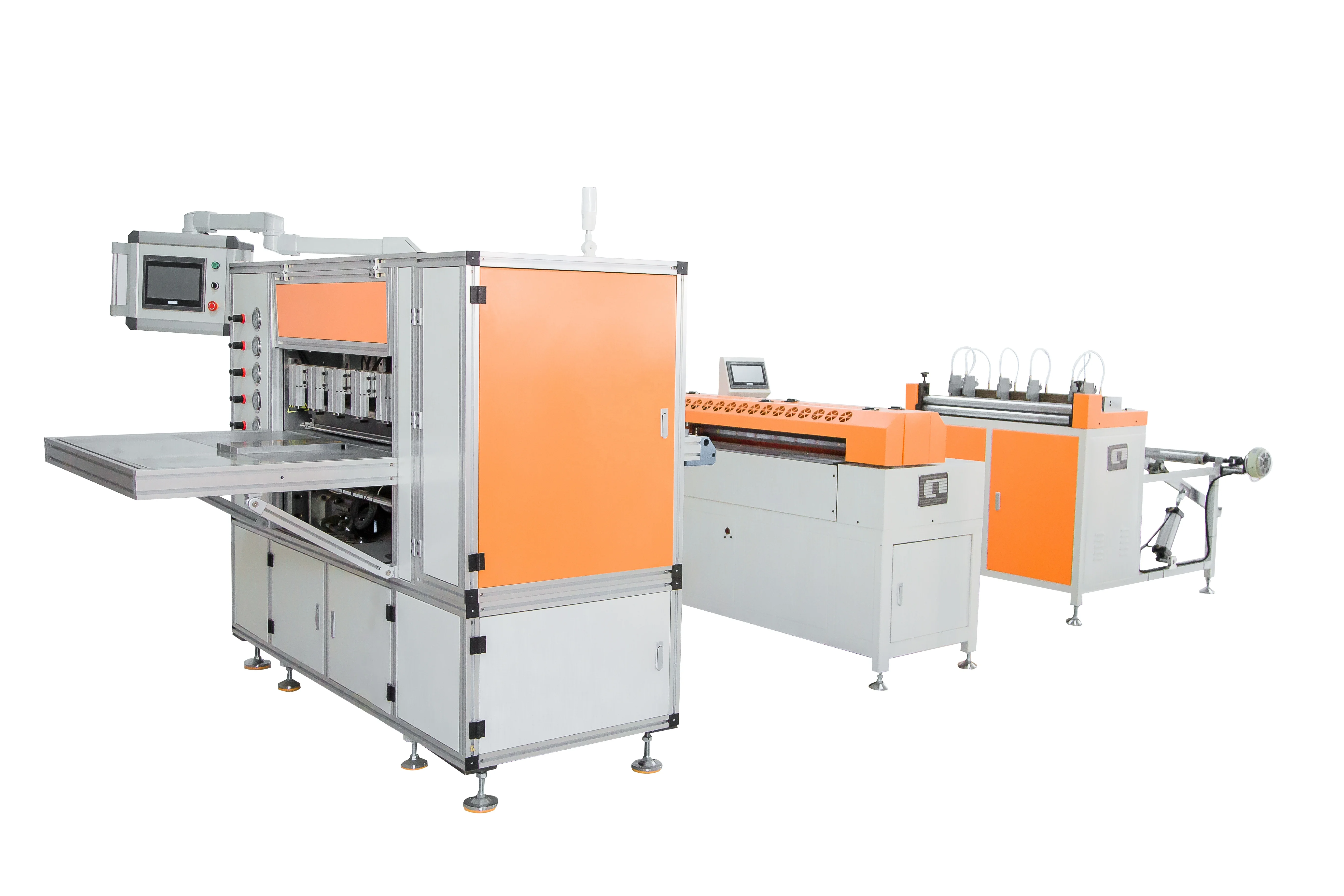 High Quality Full-automatic Knife Type Pleating Machine And Slitting Machine Production Line
