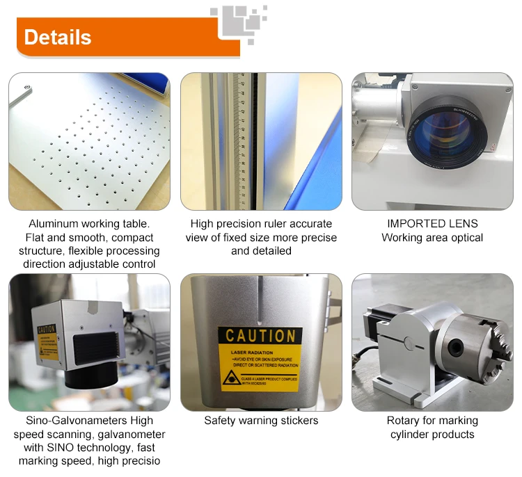 Desktop wuhan 20w jpt raycus 3d mopa fiber color laser marking machine