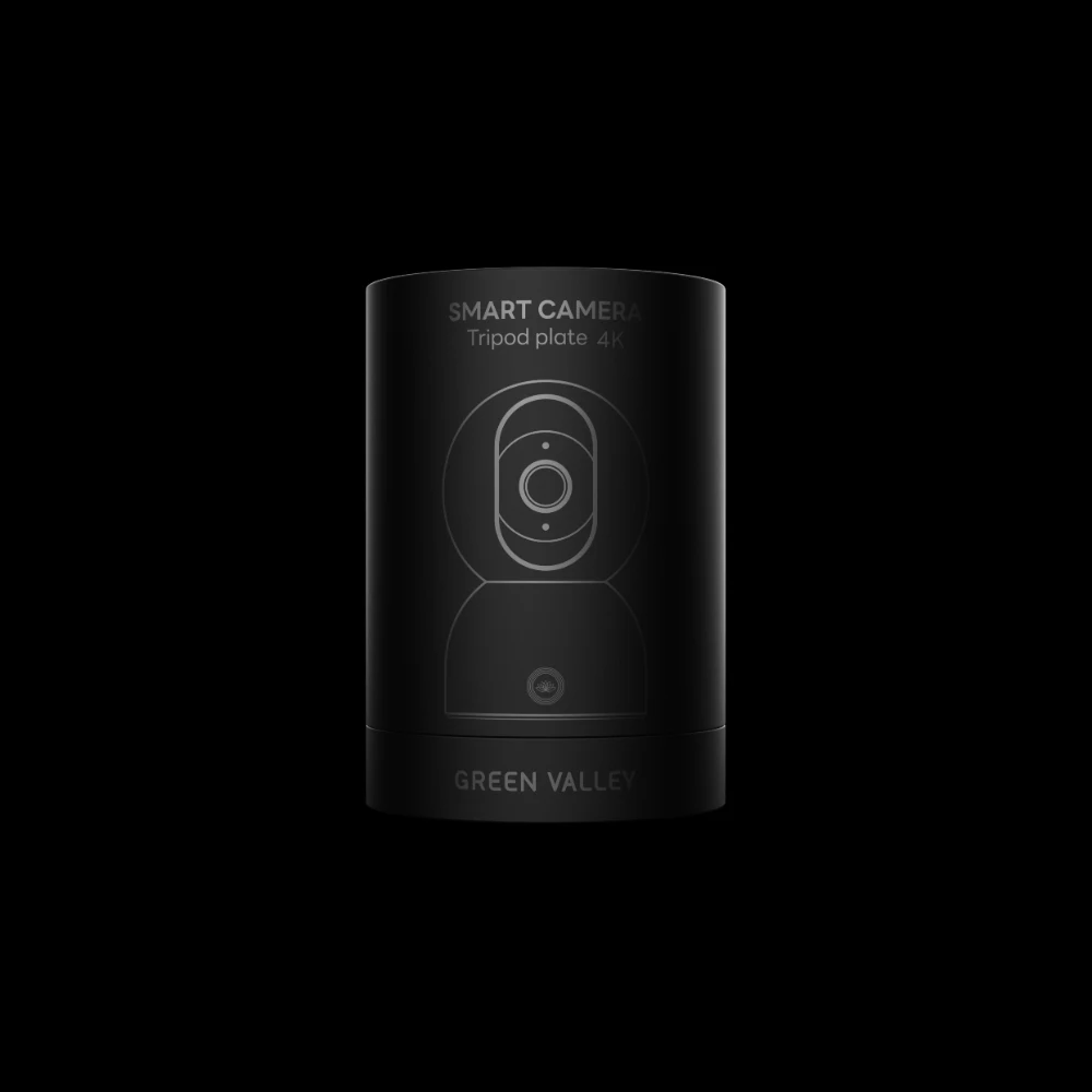 Customized Brand Black White Round Tube Rigid Box Packaging For Home Security Camera Box For CCTV Camera And Smart Camera