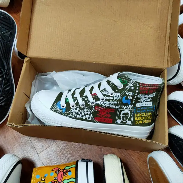 Китайские Женские повседневные парусиновые туфли d, в наличии, смешанный стиль, низкая оптовая цена