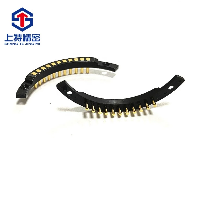 11PIN Conductive Semicircular SLR Camera Lens Pogo Pin Connector