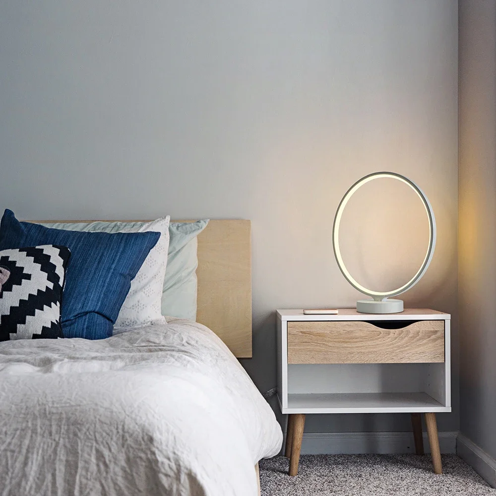 2021 hot sale DIY circle ring shaped mood lamp atmosphere lamp bedroom lighting in stock