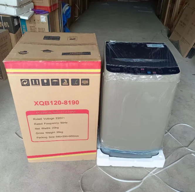 Hot 12kg Fully Automatic Single Tube Top Loader Portable Washing Machine Large 10kg 15kg Wash Cloth washing machine