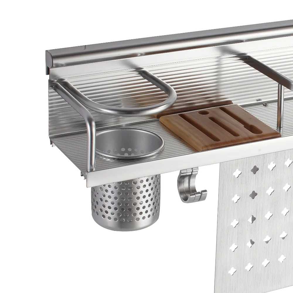Wall Mounted Multi-functional Chopsticks Spoon Storage Rack Kitchen Storage Holders & Racks Non-folding Rack Multifunction