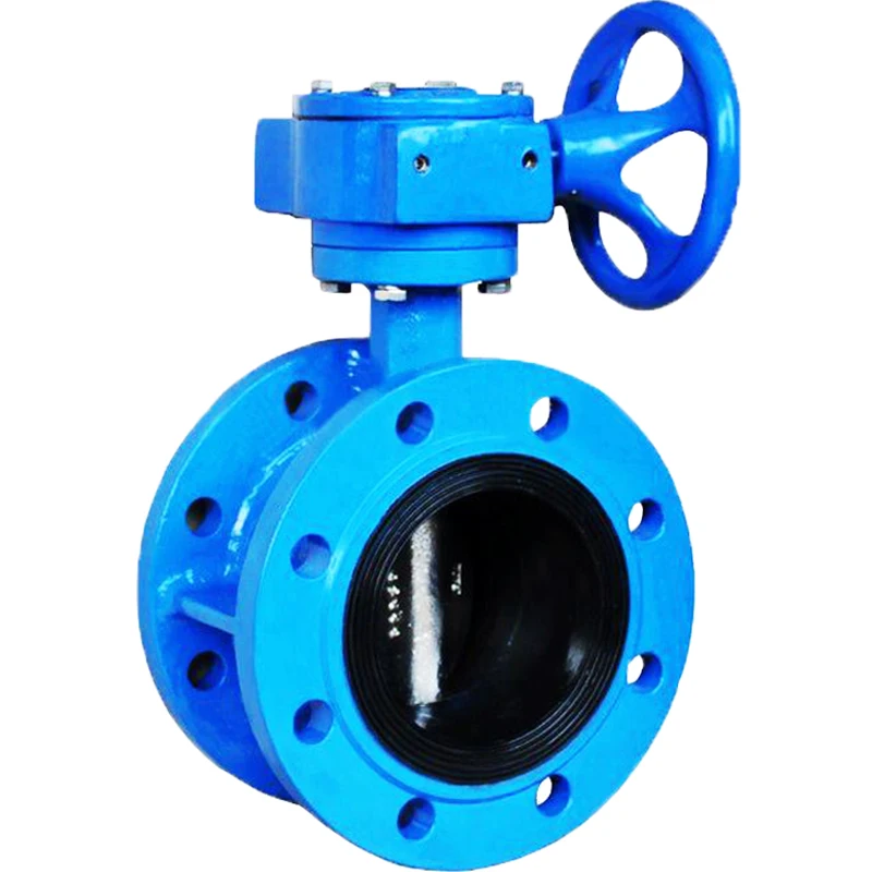 Factory Price Cast Iron ISO 5211 Resilient Seat Butterfly Valve With EPDM NBR Seat