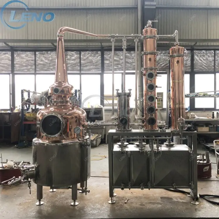 Copper Still Destilador Industrial Distillation Column Steam Moonshine