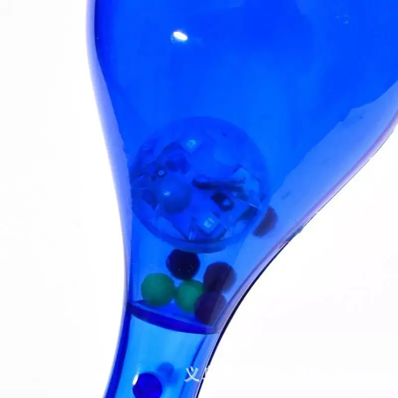 Wholesale Factory Hot Sale Multi Color LED Plastic Maraca Flashing Maraca Party Fun Maker Light Up Maracas Party Supplies