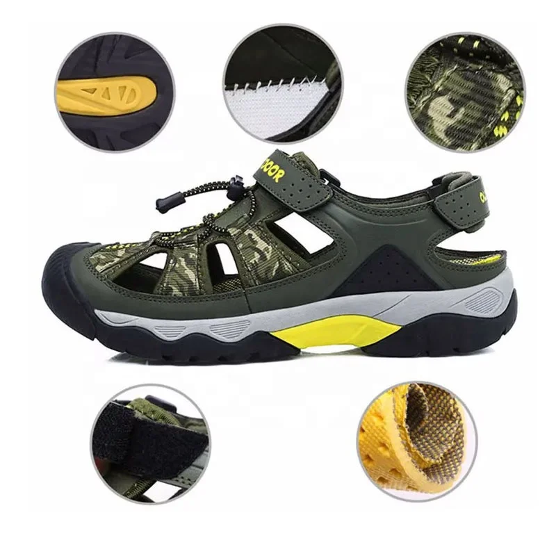 Dropshipping Summer Sandals Casual Buckle Strap Unisex Beach Sandal Big Men Shoes Water Sports Light Weight Beach EVA PU OEM