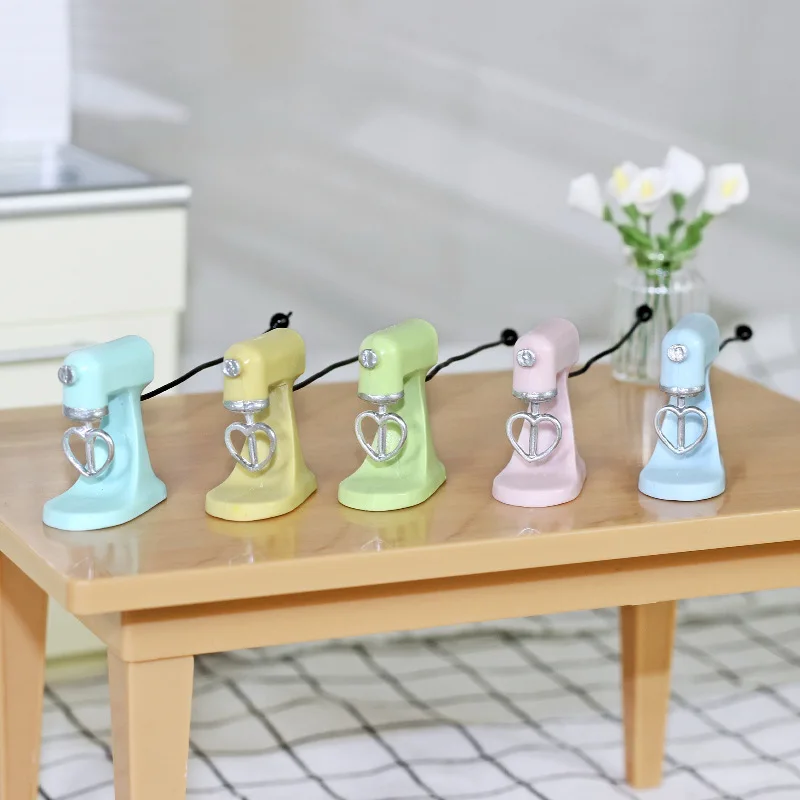 1/12 dollhouse Miniature kitchen Furniture Accessories Mixer Set