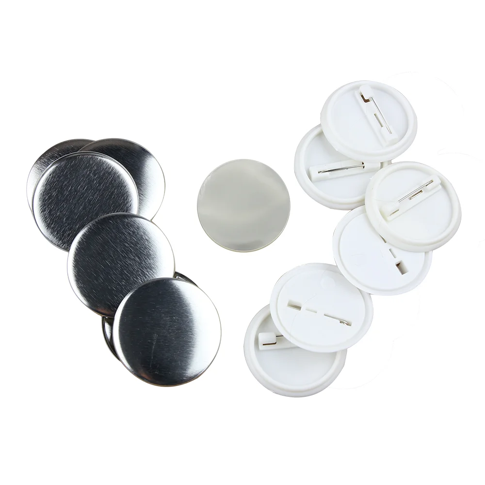 37mm Round Button Badge Parts Pin Back Supplies for Button Maker Machine