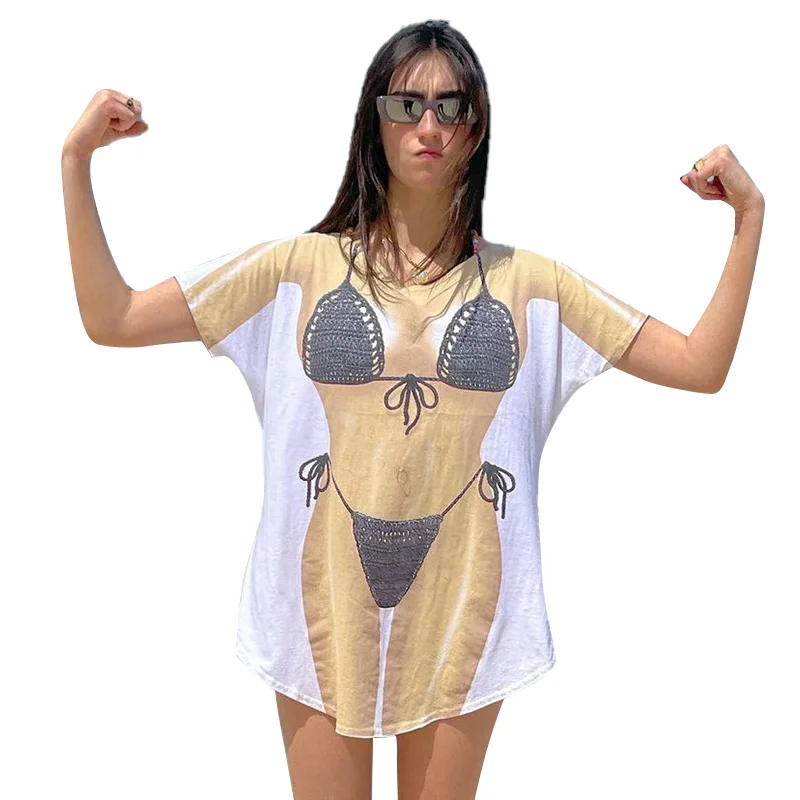 
Wholesale t shirt Shirts for Women printing Oversized Crew Neck Cheap 