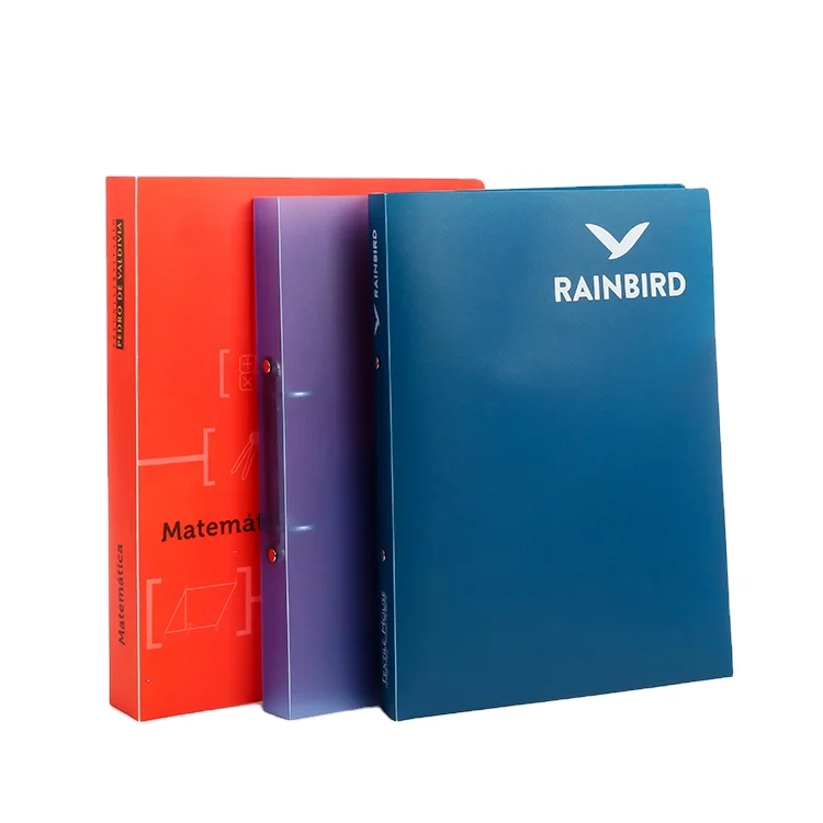 Hengyao China Factory Wholesale Office Supplies Plastic Folder Pvc 2 Ring Binder