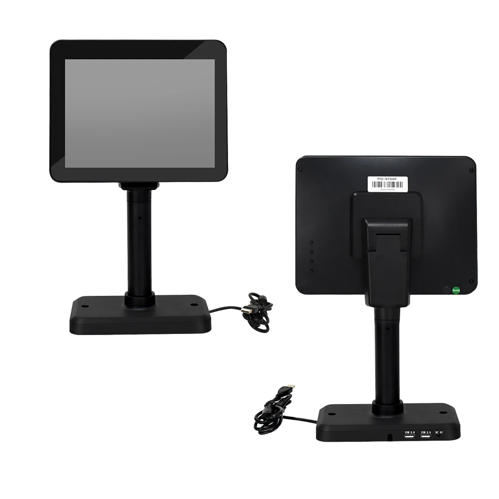 Pos Accessories 7 Inch 8 Inch 9.7 Inch 10.1 Inch Vfd Customer Display Customer Facing Tablet Pos Pole Display